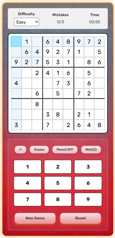 Free Sudoku Game Online For Seniors Puzzles