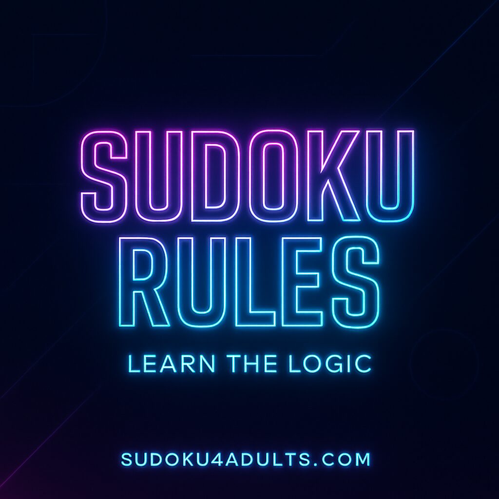 Sudoku Rules - Sudoku 4 Adults